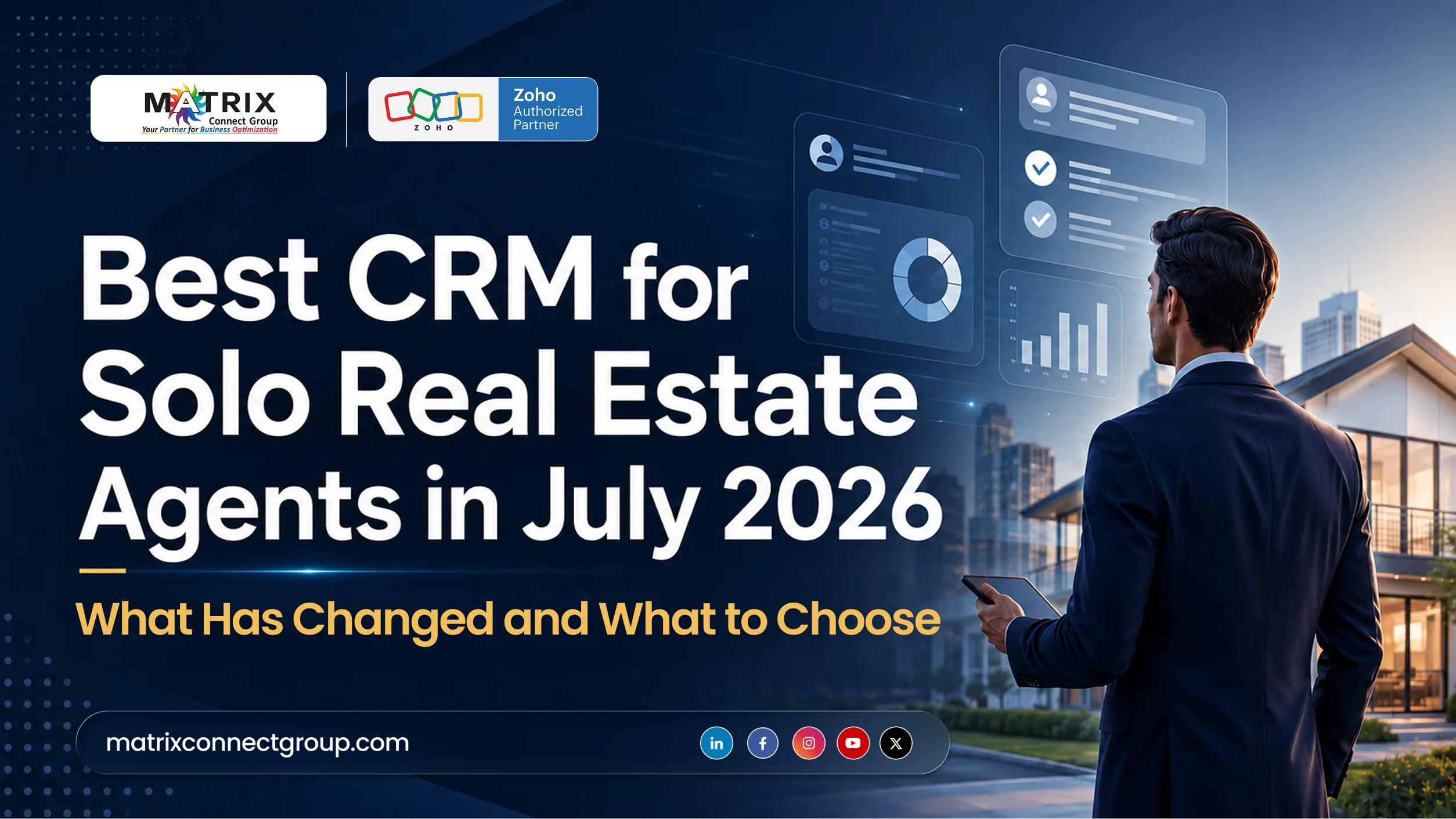 Best CRM for solo real estate agents in July 2026