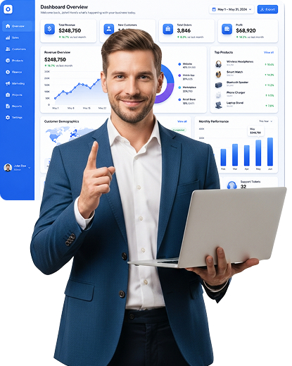 Zoho One analytics dashboard